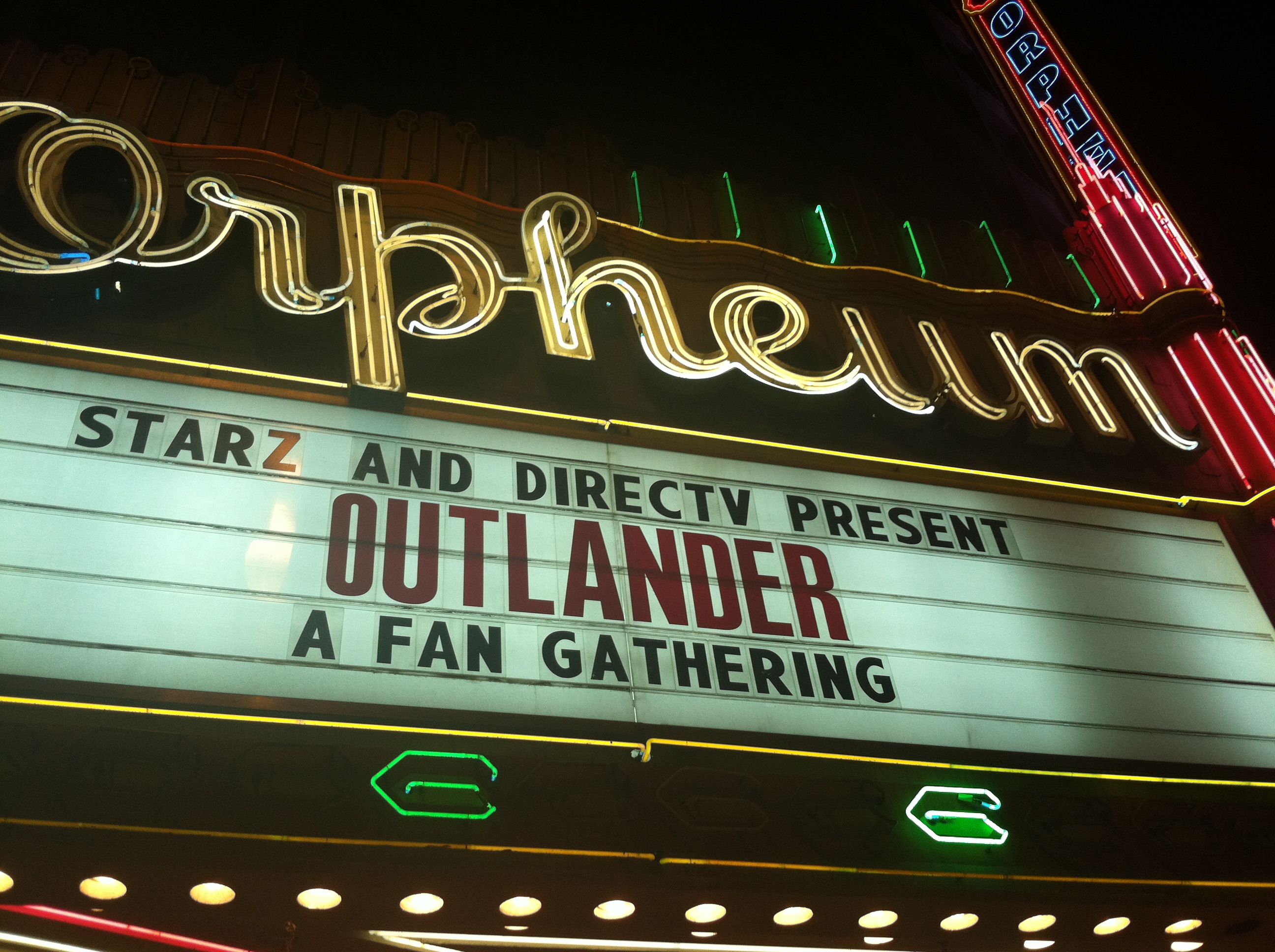 The Orpheum by night