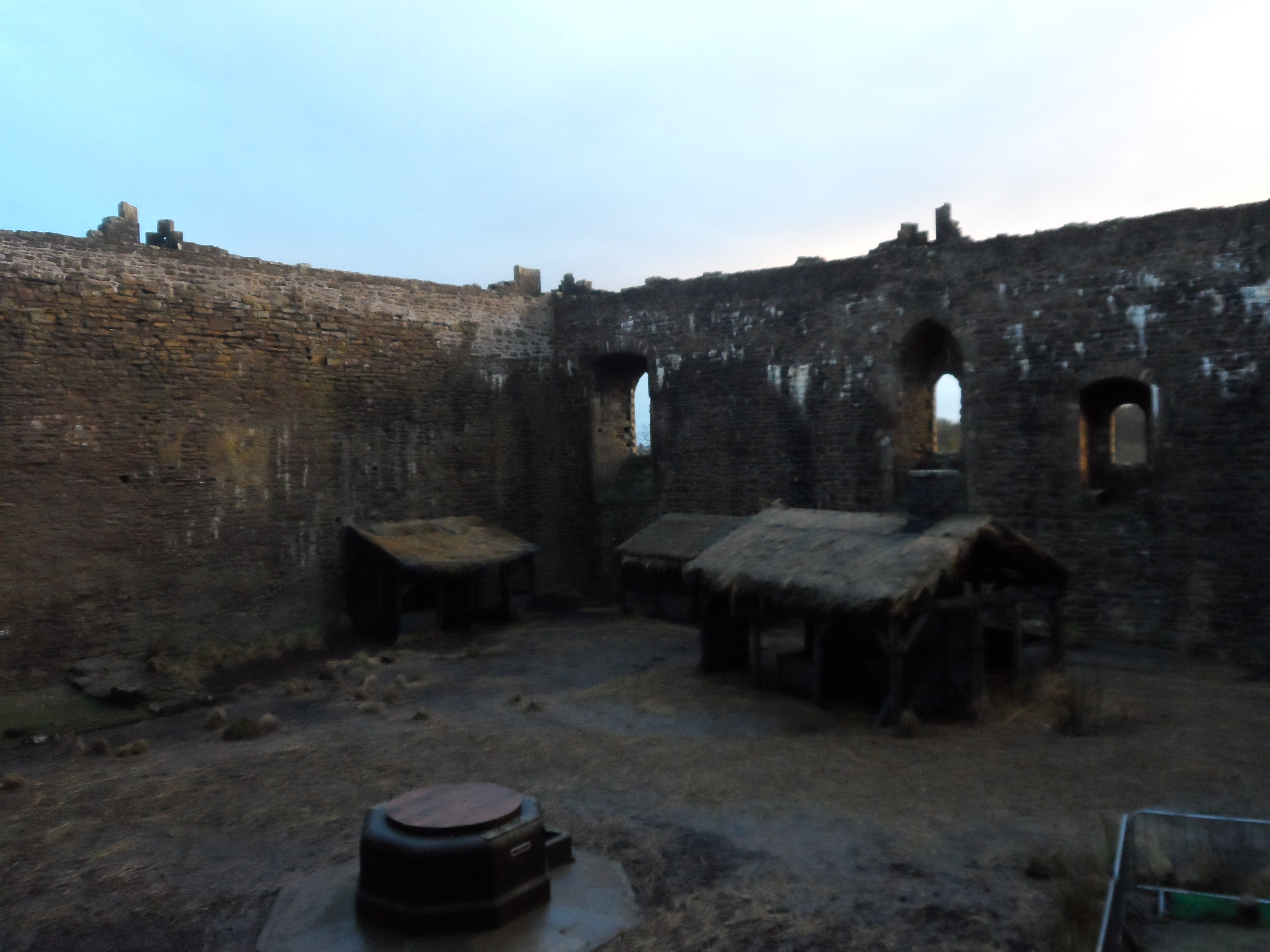 Courtyard of Castle Doune